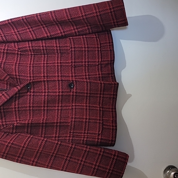 Talbots Women's Wool Plaid Jacket Size 10 - Picture 5 of 9